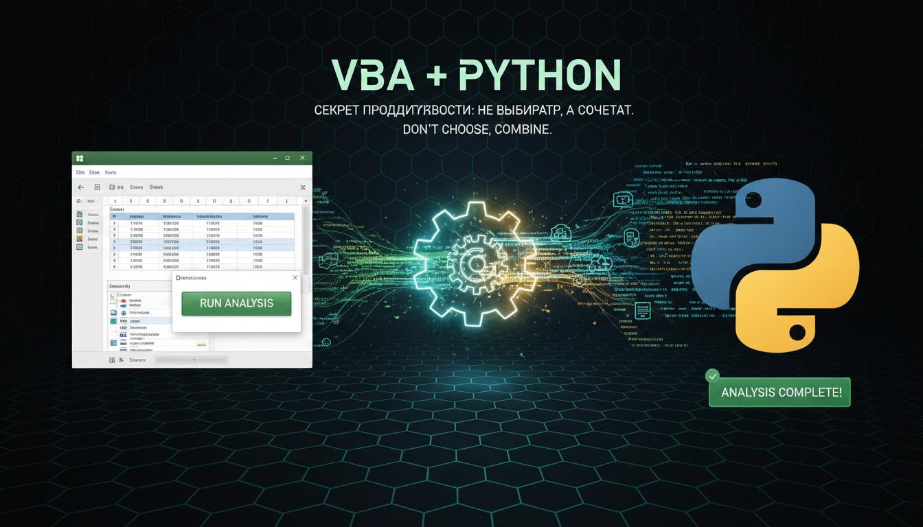 Сравнение VBA и Python. Секрет продуктивности: не выбирать, а сочетать